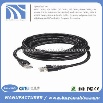 Cable impermeable al aire libre del LAN del Internet del utp Cat6 de 30FT